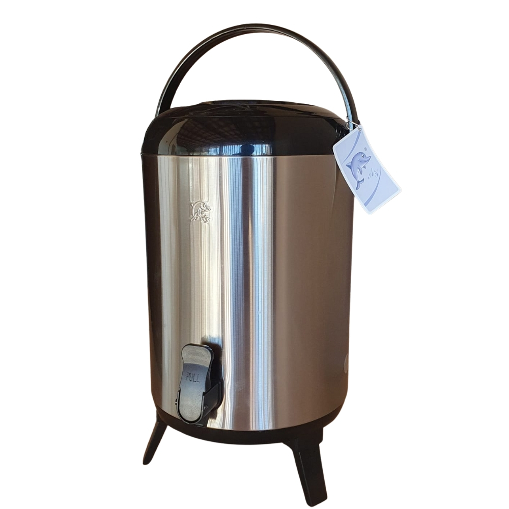 Garrafão Térmico 9,5 Litros Tipo Botijão Restaurante Café Leite Torneira