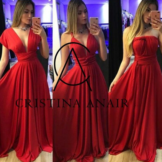 Vestido de Festa Varias Formas Multiuso Casamento formatura Infinity