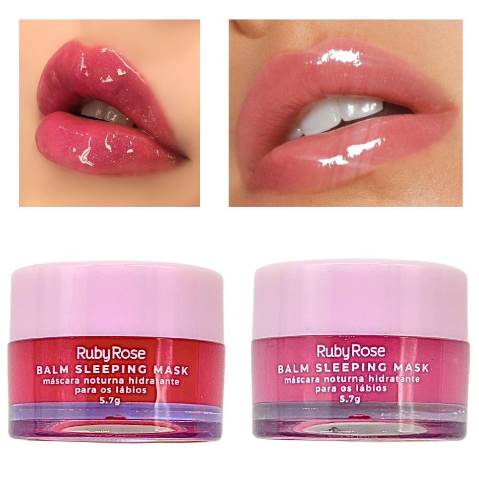 Lip Balm Sleeping Mask Ruby Rose Hidratante labial HB8530 Shopee Brasil