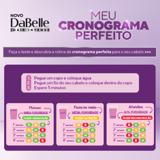 Kit DaBelle Hair Intense Meu Cronograma Perfeito - Full (9 Produtos)