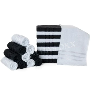 Kit 20 Toalhas de Rosto Premium Felpuda Salão de Beleza de Alta Absorção Macia - 70x45cm Algodão