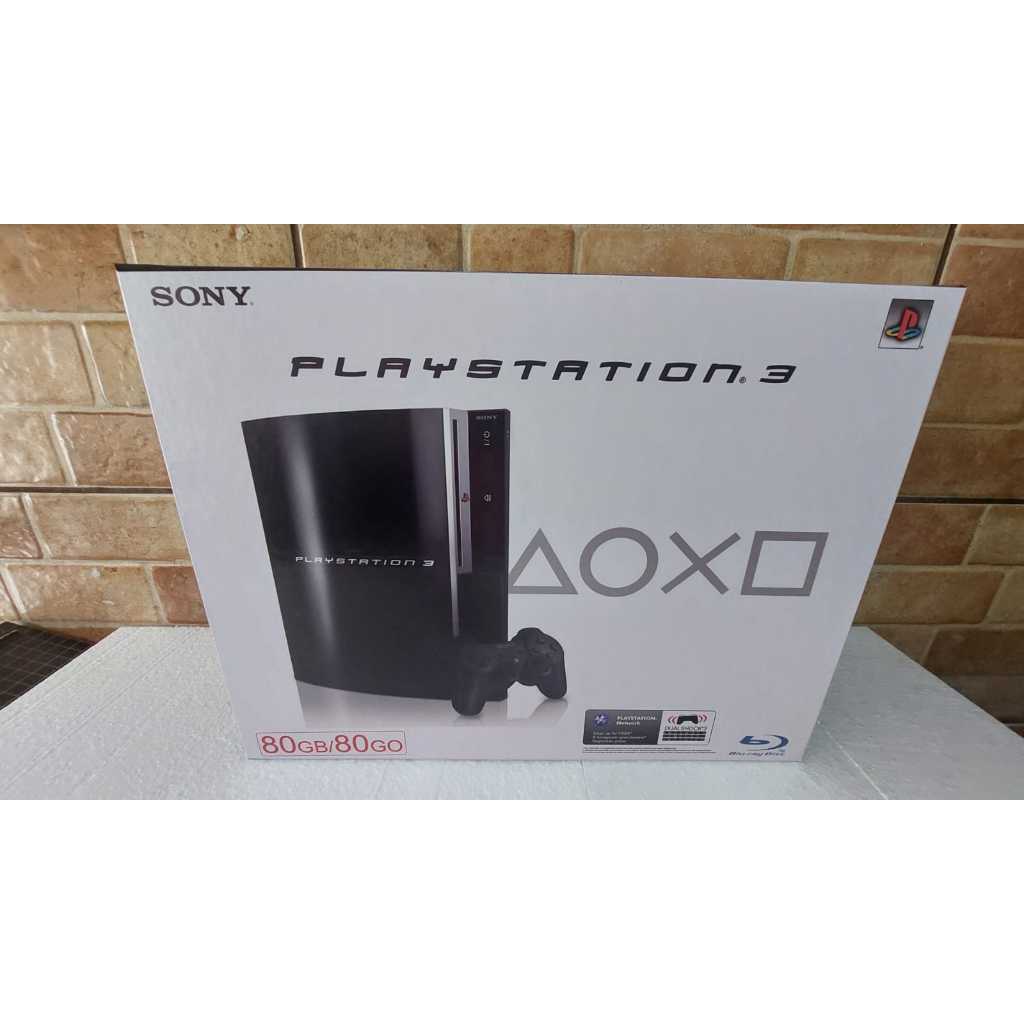 Caixa Videogame Playstation 3 Fat 80gb