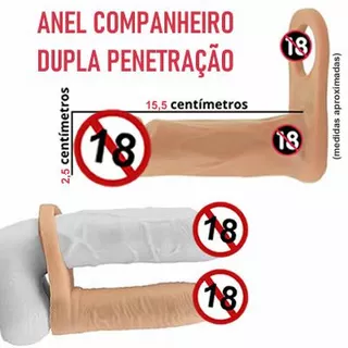 Anel Peniano Dupla Penetração Plug Sexo Anal SEX SHOP