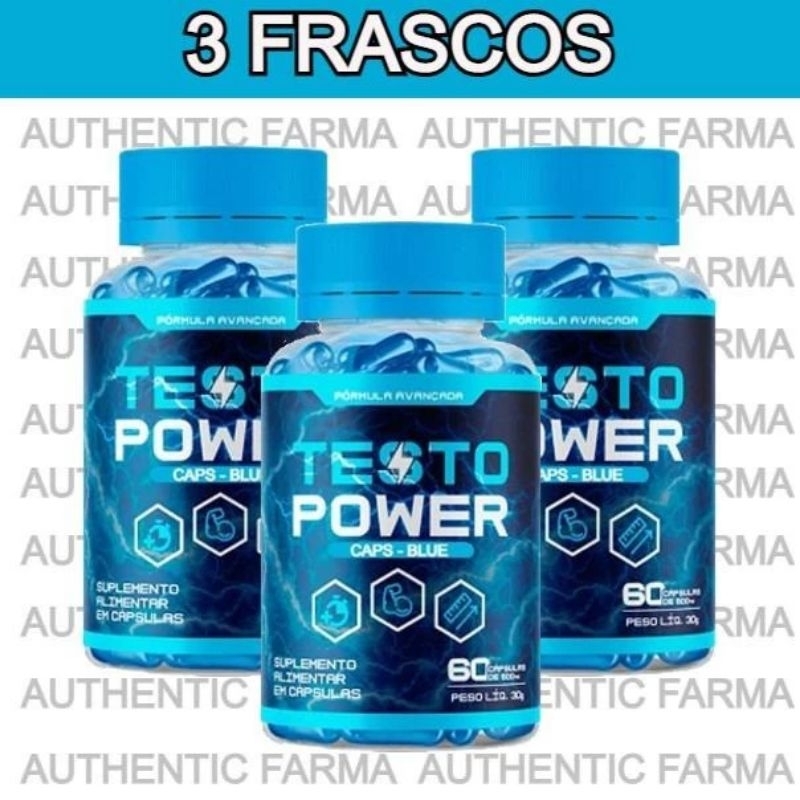Testo Power 3-POTE Original Envio Imediato | Shopee Brasil