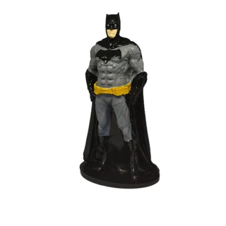 Boneco DC Batman Liga da Justiça Estatua Colecionável Miniatura Enfeite Resina 18cm