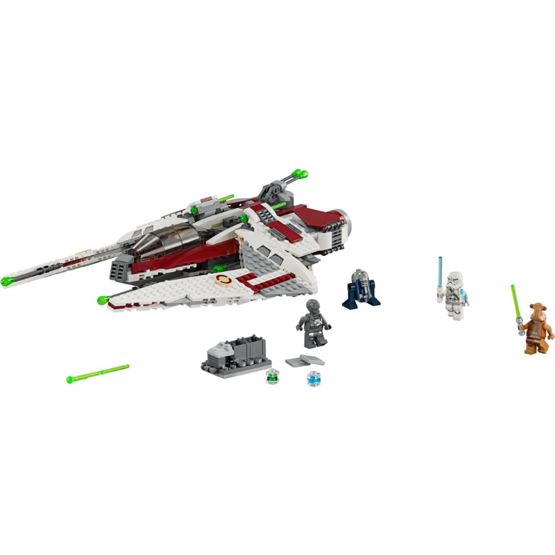 Lego Star Wars 75051 Jedi Scout Fighter (usado 2014) 490 peças Lego original raro
