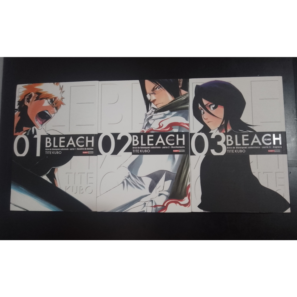Bleach REMIX - Volume 1 ao 3 (Acompanha marca página do primeiro volume ...