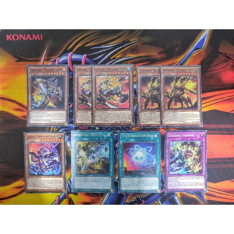 Set Yugioh Therion 9 cartas | Shopee Brasil