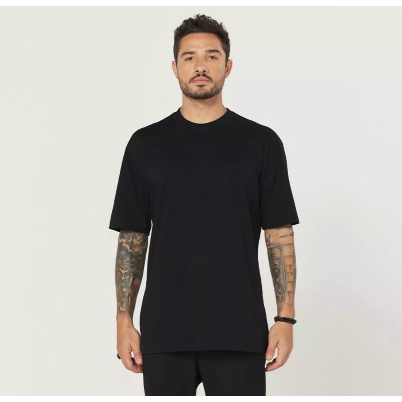 Camiseta Oversized Basic Streetwear Lisa 100% Algodão Premium