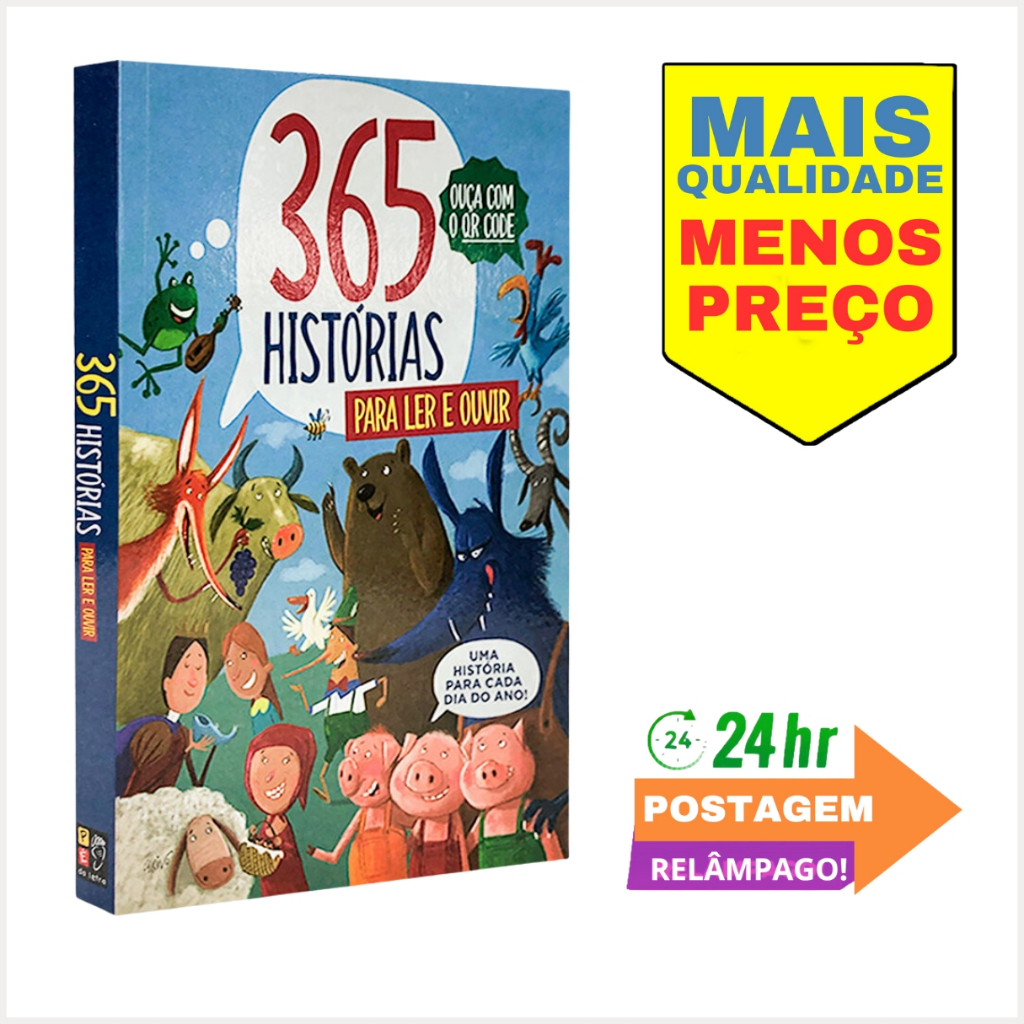 365 Histórias Para Ler E Ouvir Áudio - Com Qr Code - Eleonora B ...