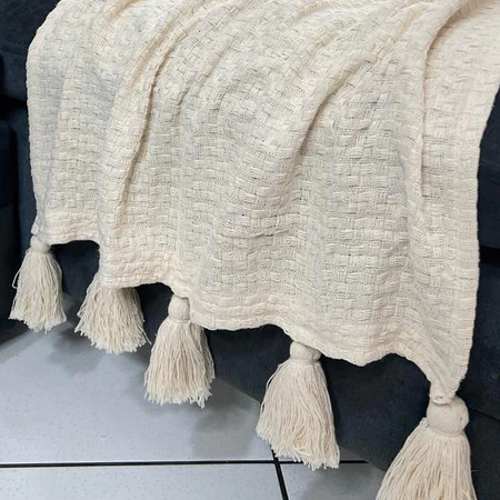 Peseira Pompom Passadeira Cama Sofá 200x50cm Natalina