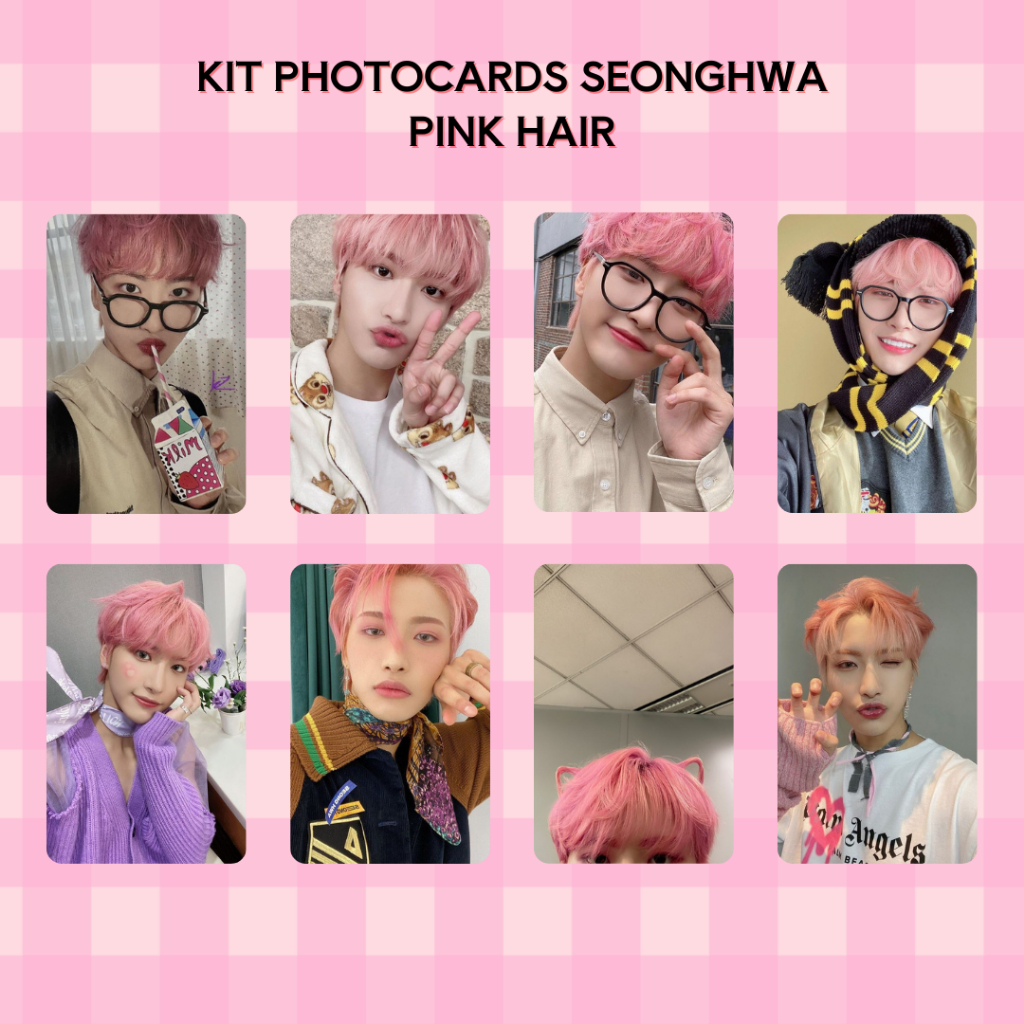 Seonghwa high quality Pink Photocard