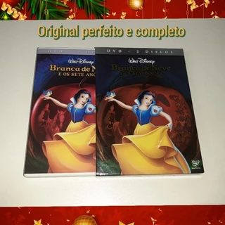 DVD duplo Branca de Neve e os Sete Anões original com luva