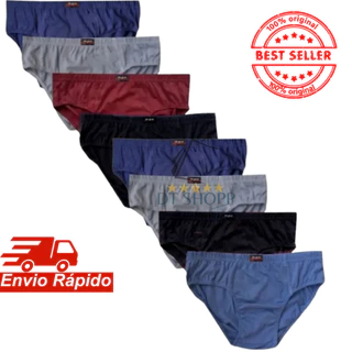 Cueca - Kit 5 Cuecas Tradicionais Básicas Adulto