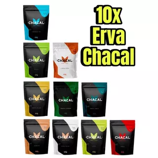 Kit 10 Erva Mate Tereré Chacal 500g (Escolha o Sabor). 10 Unidades