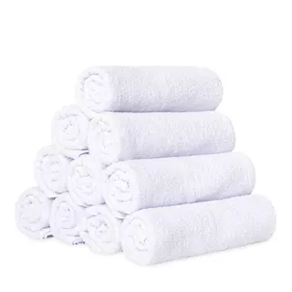 Kit 40 Toalhas De Rosto Salão De Beleza Barbearia Simples 40cm x 70cm
