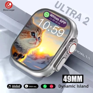 Watch 9 Ultra 2 1 : 1 49mm 2.08 Polegadas 120HZ Voz AI Inteligente Esportivo SOS Bluetooth Chamada smartwatch T800 T10 U9 MAX