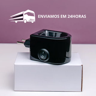 Aromatizador Difusor Elétrico de Ambiente 30ml Bivolt Preto