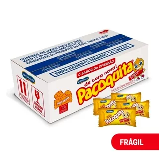 Paçoca Rolha Paçoquita Embalada Santa Helena 100 unidades