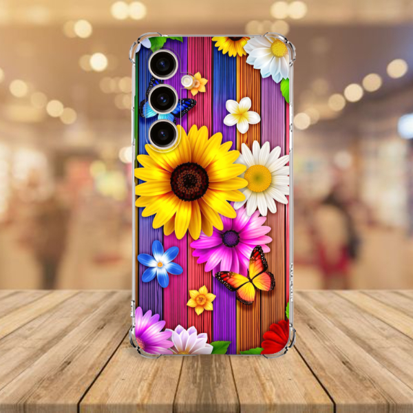 Capa Samsung S23 FE Capa Tpu Desenhos Variados Capinha Case Borboleta.