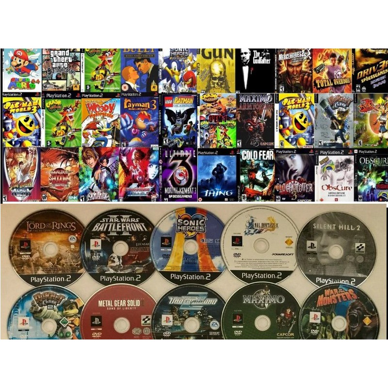 3 jogos de ps2 a sua escolha gta god of war medal of honor