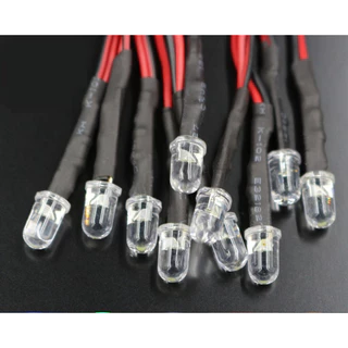 kit 10 leds 5mm cores 110v/220v montado