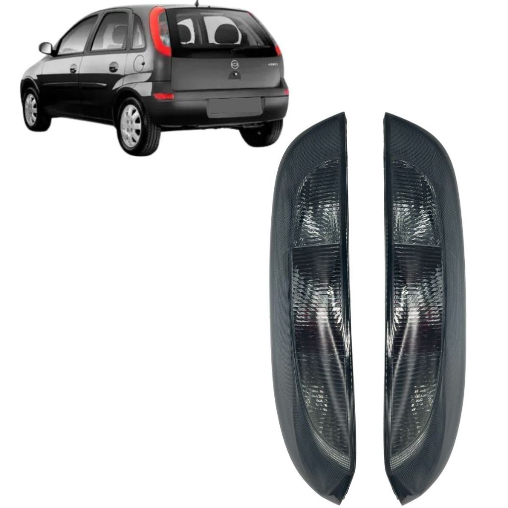 Lanterna Traseira Corsa Hatch Fumê 2003 04 05 06 Á 2010