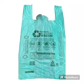 Sacola Plástica De Mercado Biodegradável 38x50 C/100 Uni.