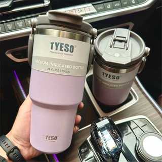 Garrafa COPO Térmica 900ML Portátil Em Barra De Gelo Carro Copo De Café Aço Inoxidável Grande Capacidade Isolamento Térmico Pote Esportivo Comércio Exterior