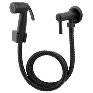 Ducha Higiênica Black - Metal 100% inox Alta Qualidade