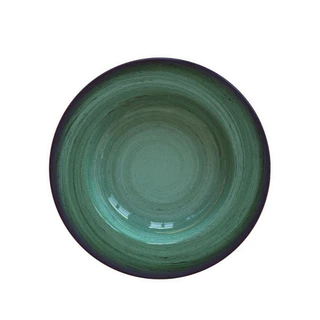 Kit 6 Prato Fundo Massa Rustico Verde Tramontina 23cm Risoto
