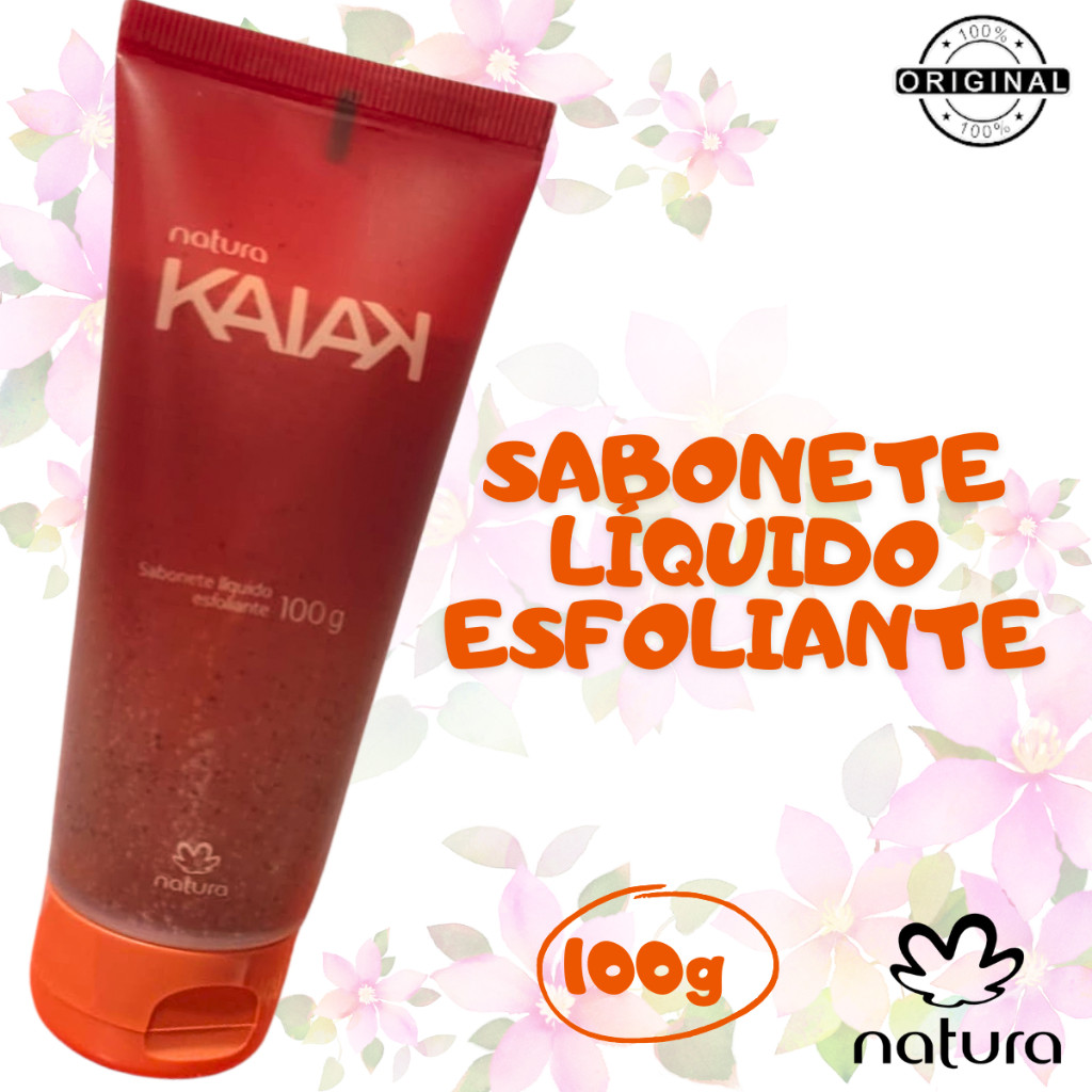 Sabonete Líquido Esfoliante 100g Natura Kaiak