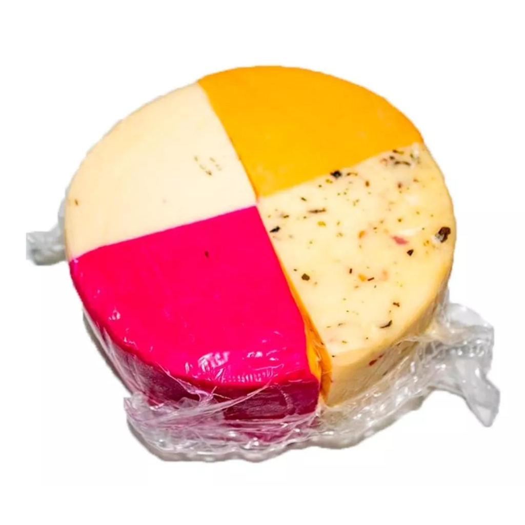 Kit Queijo Napolitano Mix 550 gr (Reino, Prato, Roquefor, Parmesão)