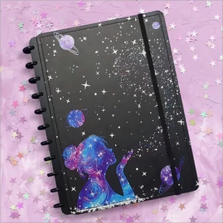 Caderno Inteligente Poeira Das Estrelas G 10 Discos Capa E Contracapa Rígidas