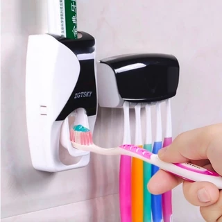 Dispenser Aplicador de Creme Dental Automatico Pasta Dente Suporte Para Escovas