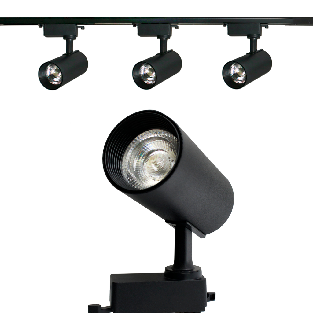 Kit Trilho Eletrificado Led 30w 1m + 3 Spots