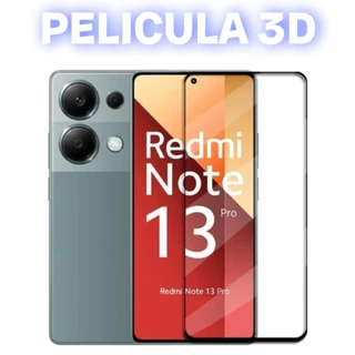 Película 3D Redmi Note 13 Pro 4G Protetora De Tela Vidro Full Cover Temperado Frontal Para Celular Xiaomi