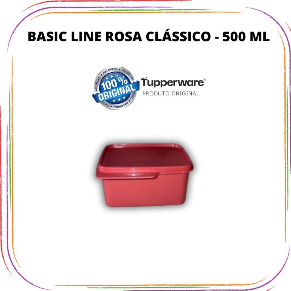 Tupperware Basic Line - 500 ml | Shopee Brasil