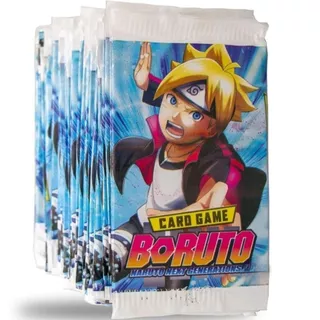 100 CARDS BORUTO 25 PACOTES COM 4 CARDS CADA