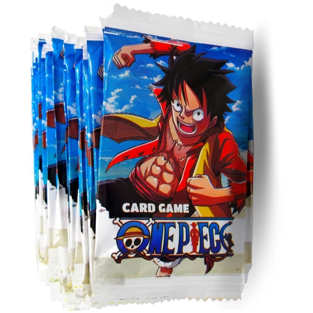 200 CARDS ONE PIECE 50 PACOTES COM 4 CARDS CADA