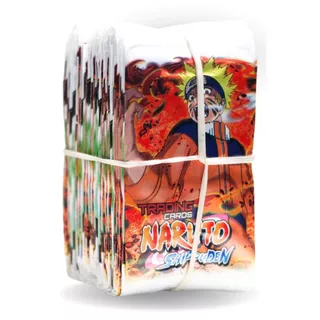 100 CARDS NARUTO 25 PACOTES COM 4 CARDS CADA