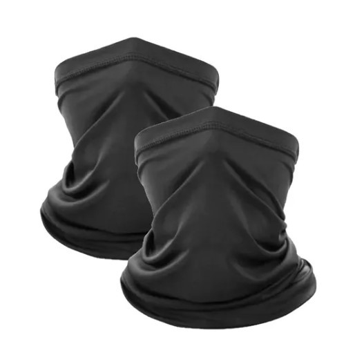 2x Bandana Balaclava Touca Bike Pesca Ciclismo Corrida Moto Inverno Frio Proteção Protetor solar Uv+ 50 Pescoceira