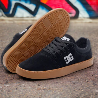 Tênis Masculino DC Crisis Skatista Antiderrapante Macio Confortável Qualidade Skateboard Envio Imediato