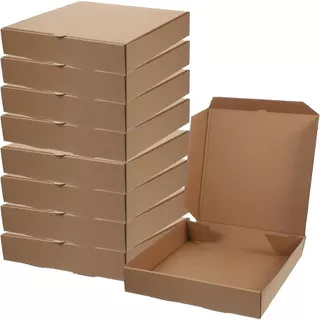 10 Caixa de Papelão Correio para envio Caixa Quadrada Sedex Pac Ecommerce 25x25x4cm