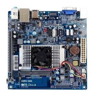 Placa Mãe Ecs Nm70 I V1.0 Vga Ddr3 Até 8gb Cpu 847 Integrado