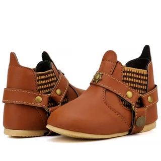 Bota Country Infantil Jeca Jequinha Botina Roça Fazenda Sapatinho de bebe Recém nascido Coturno Moda Bebê Rodeio Com Fita texana festa junina Caipira