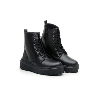 Bota Coturno Blogueira Conforto Inverno Elegante Promoção
