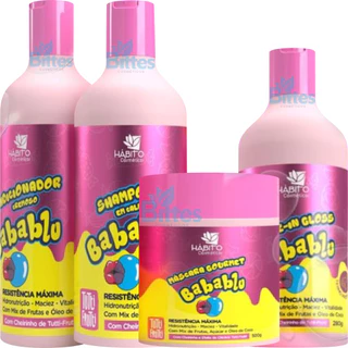 KIT BABABLU TUTTI FRUTTI HÁBITO ÓLEO DE COCO