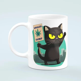 CANECA LEGALIZE CATNIP - GATO