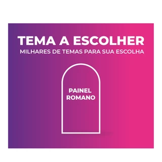 Painel De Festa Romano Sublimado Tecido Tema A escolher